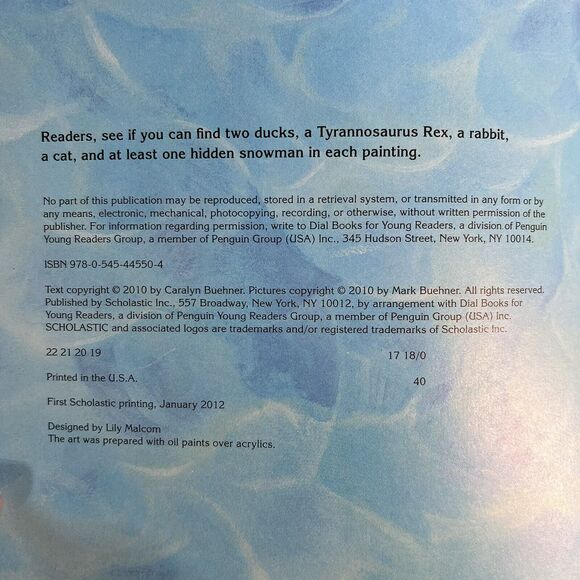 Set of 2 Childrens Winter Storybooks Snow Day and Snowmen All Year Paperback - Picture 8 of 9